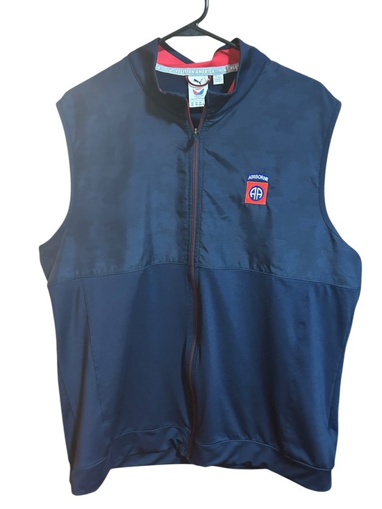 Puma Other - Volition PUMA collab Airborne Blue Sleeveless Zip Front performance Vest